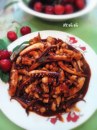 Squid Head with Spicy Sauce recipe