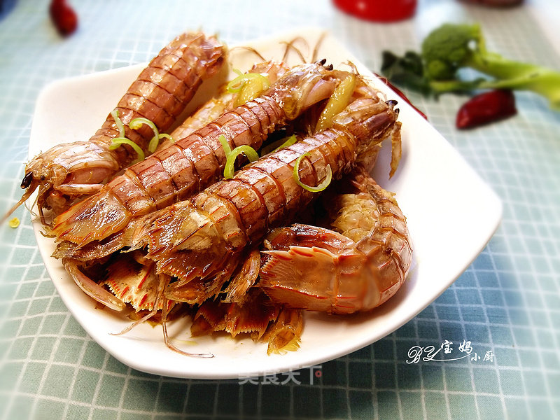 Finger Shrimp with Cumin and Garlic Flavor recipe