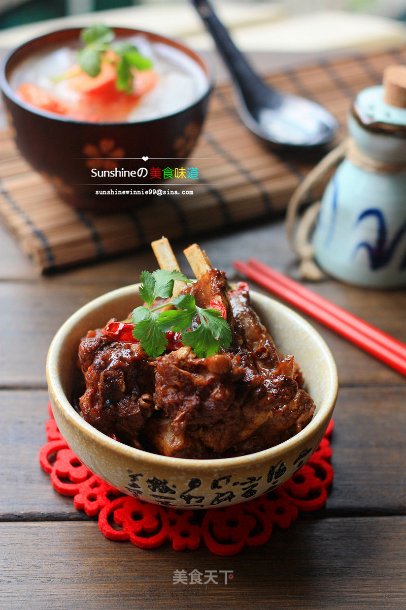 One Lamb and Two Eats---spicy Lamb Chops and Lamb Soup with Radish recipe