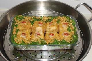 Garlic Oil Tofu Stuffed Meat recipe