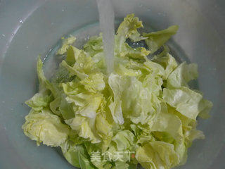 Stir-fried Beef Cabbage with Shrimp Skin and Bamboo Tips recipe