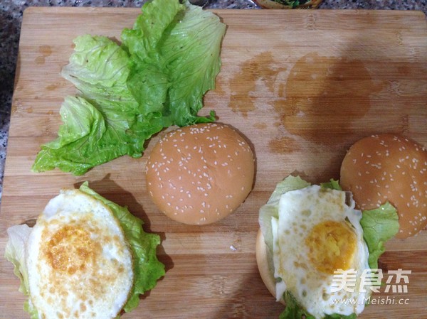 Ham and Egg Burger recipe