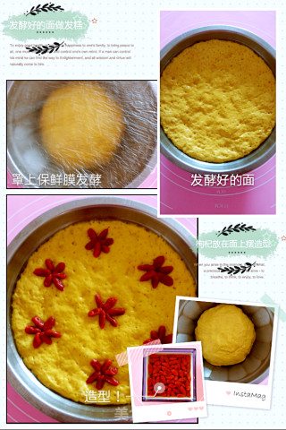 Wogua and Wolfberry Rice Cake recipe