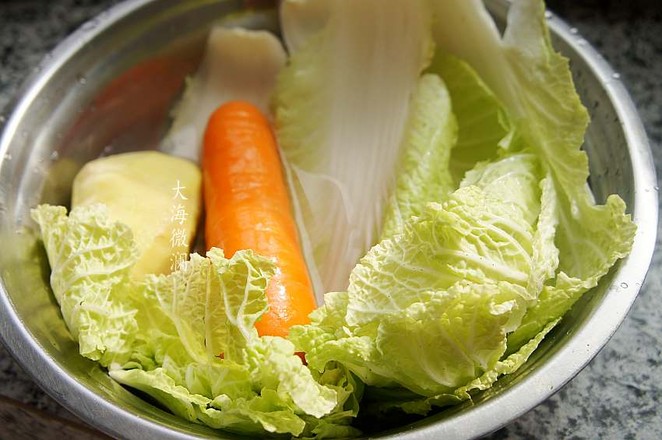 Cabbage Carrot Potato Soup recipe