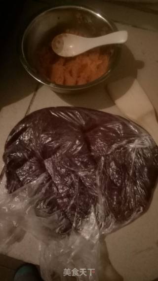 Purple Sweet Potato Golden Cake recipe