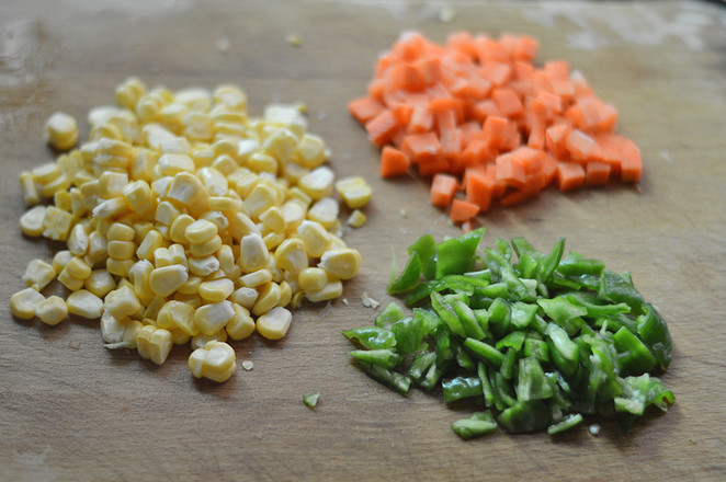 #中卓炸酱面#colorful Vegetable Fried Noodles recipe