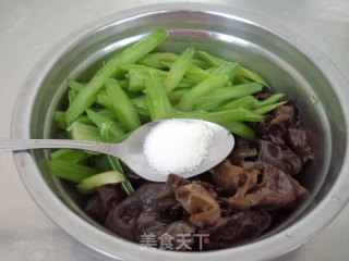 Celery Black Fungus recipe