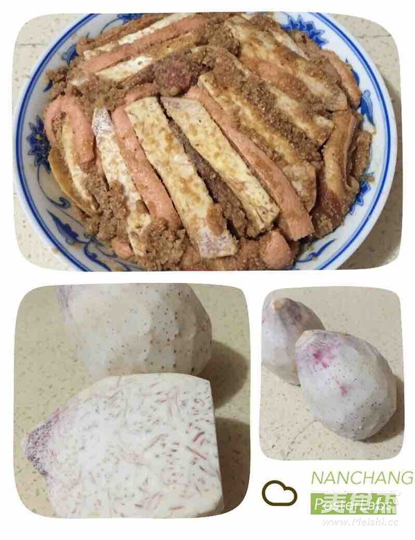 Lipu Taro Noodle Steamed Pork recipe