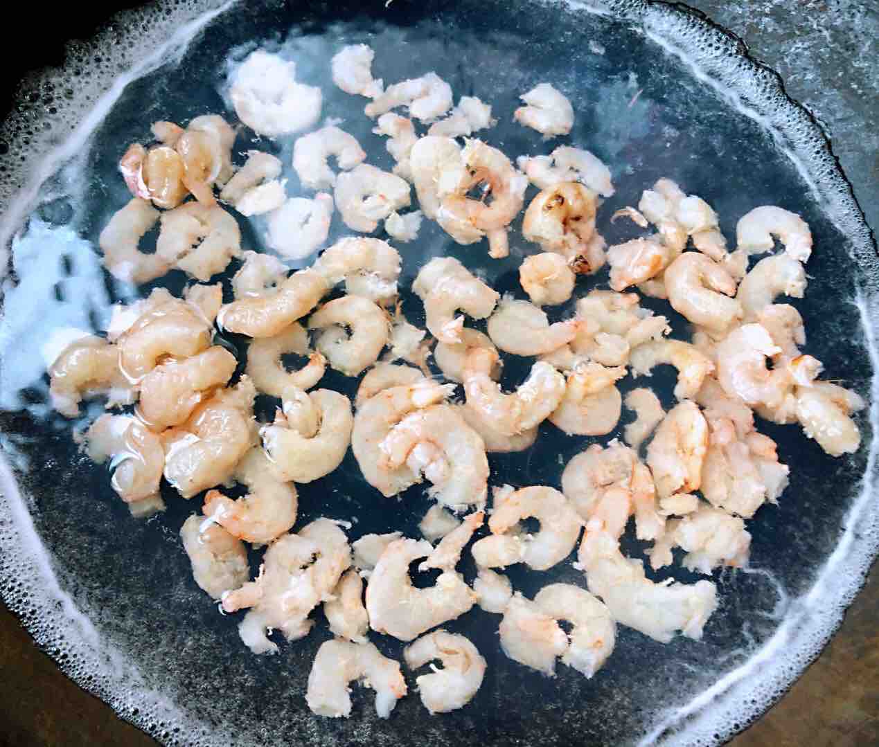 Fried Shrimp with Snow Pea recipe