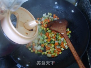 Stir-fried Assorted Dice with Almonds recipe