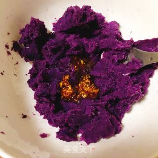 Sweet Osmanthus Purple Potato Mashed recipe