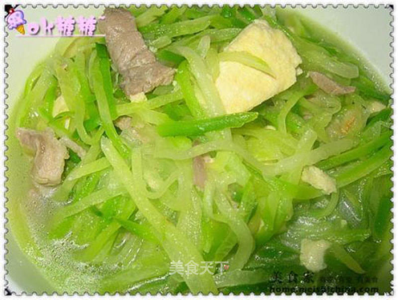 Green Radish Stewed Frozen Tofu recipe