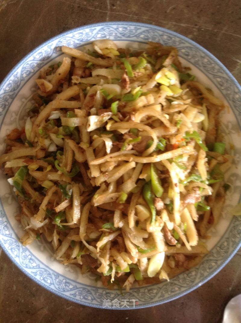 Fried Pork Pancake with Hot Pepper recipe