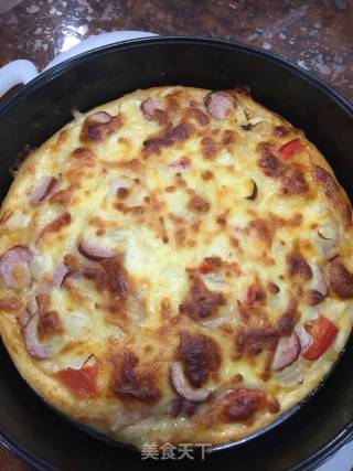 Taiwan Sausage and Bacon Pizza recipe