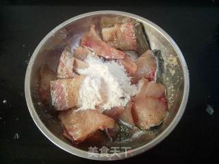 Fried Herring Cubes in Oil recipe