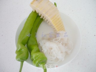 Winter Bamboo Shoots with Konjac Silk Knot recipe