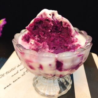 Purple Sweet Potato Yogurt Cup recipe