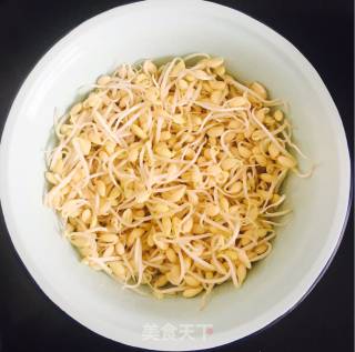 Stir-fried Soy Sprouts with Diced Pork recipe