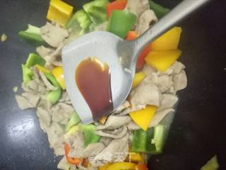 Colored Pepper Pork Liver recipe