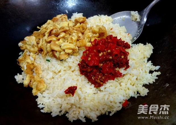 Chili Egg Fried Rice recipe