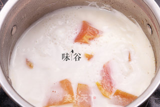 Papaya Stew with Milk recipe
