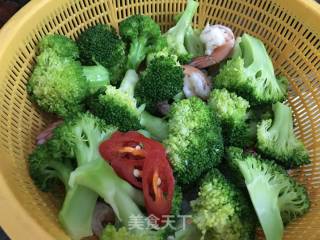 Fried Shrimp Balls with Broccoli recipe