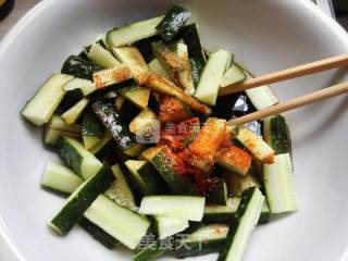 Multi-flavored Cold Cucumber recipe