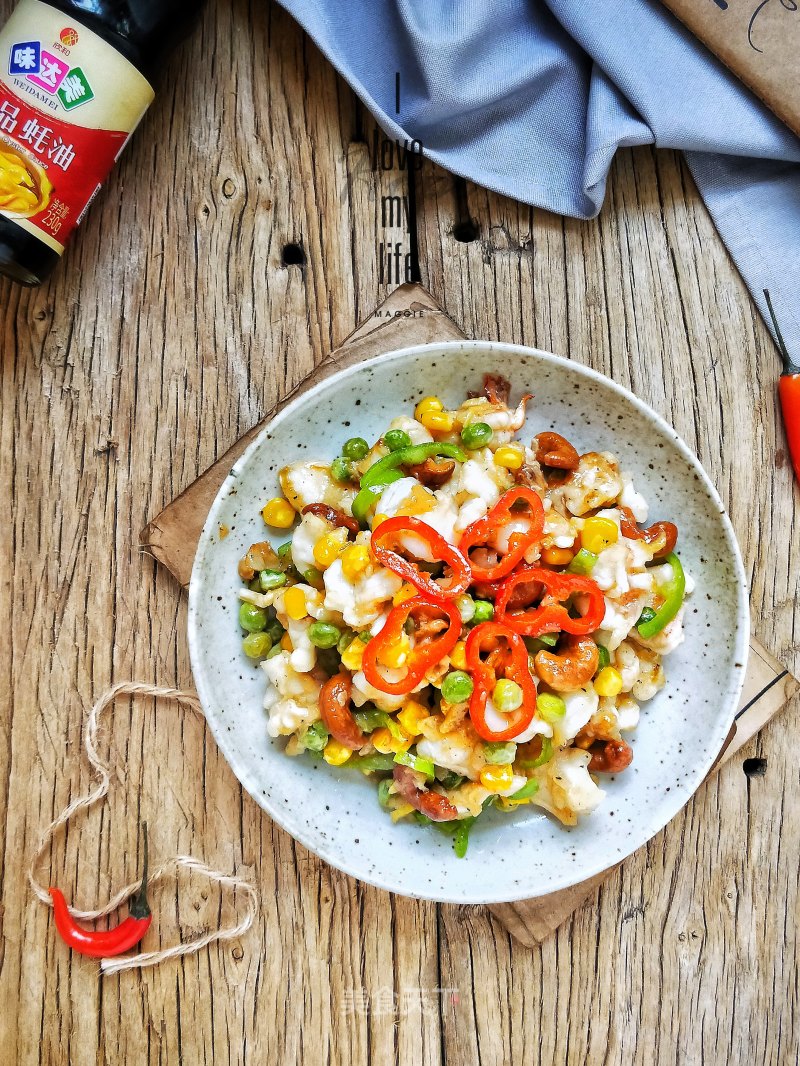 South American Giant Prawns in Colorful Oyster Sauce