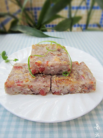 Pan-fried Taro Cake recipe