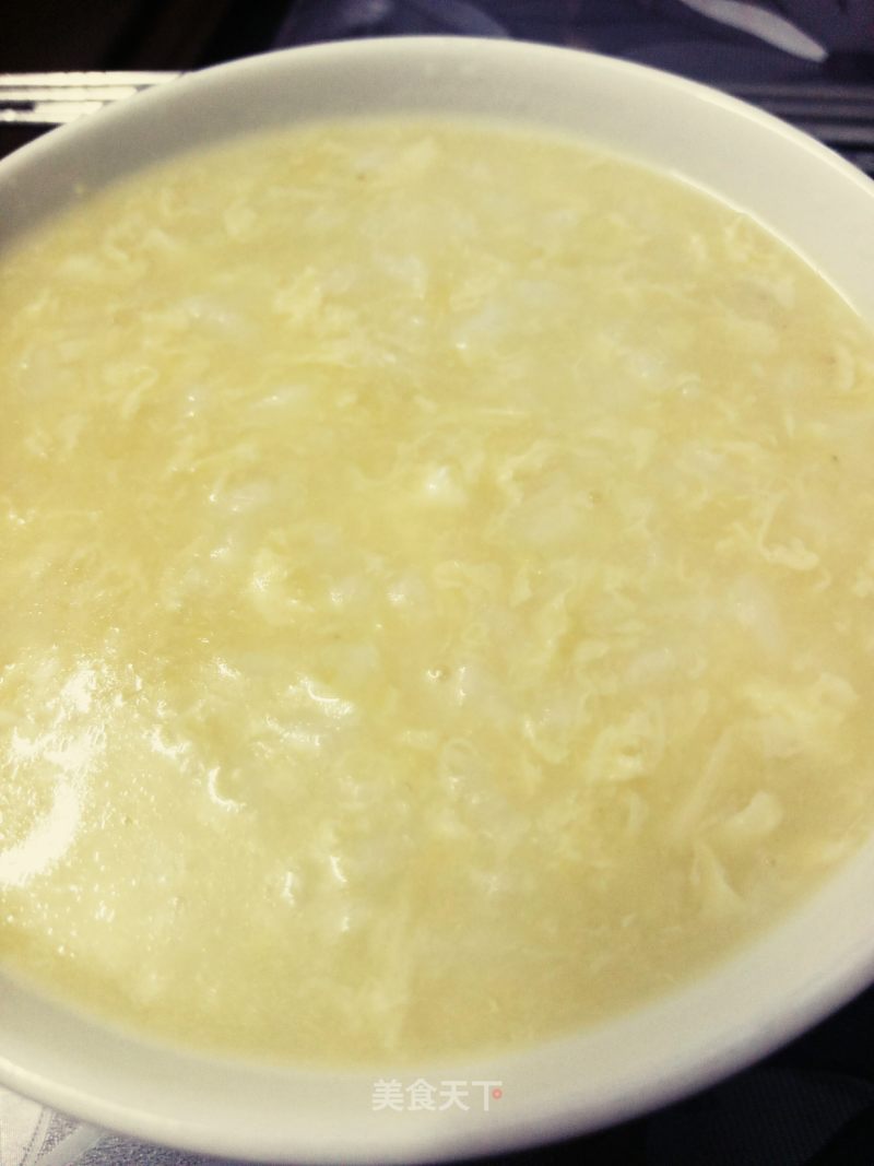 Corn Egg Porridge recipe