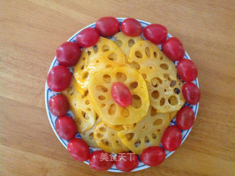 Orange Juice Lotus Root Slices recipe