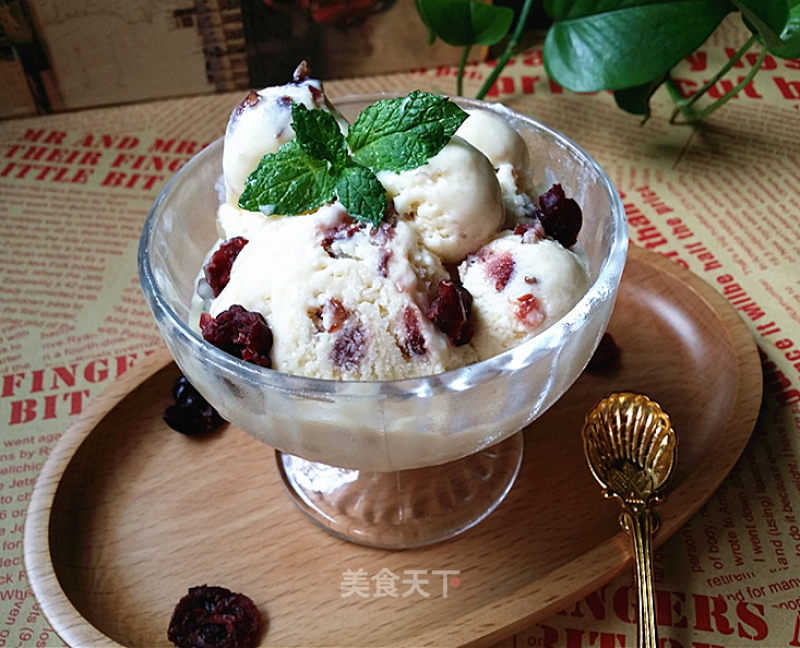 Cranberry Ice Cream