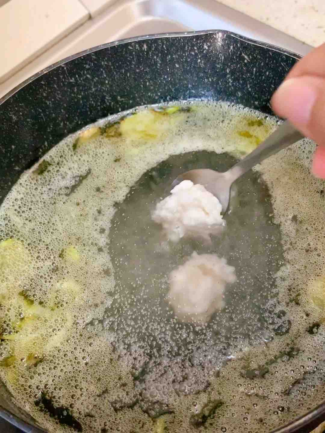 Prawn Ball Seaweed Soup recipe