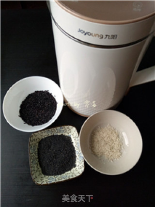 【true Rice Paste】black Sesame Rice Paste recipe