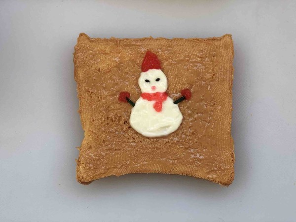 Little Snowman Toast recipe