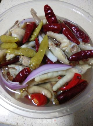 【sichuan】pickled Pepper Chicken Feet recipe