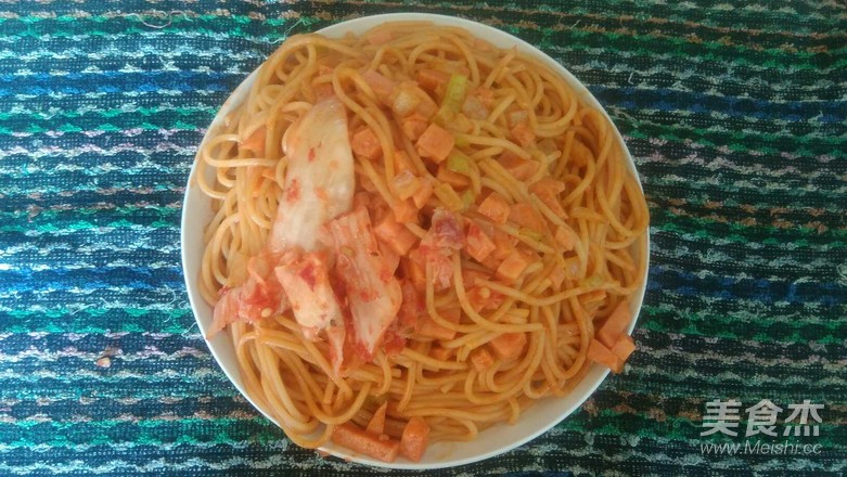 Korean Spaghetti recipe