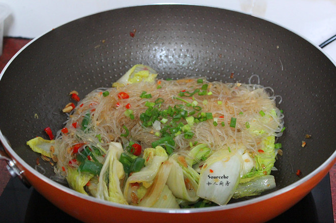 Stir Fried Vermicelli with Shrimp recipe