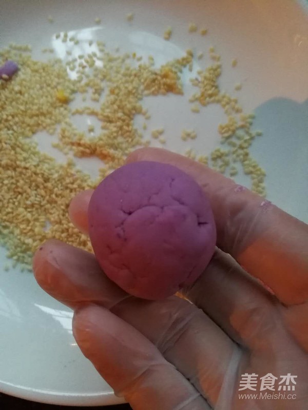 Taro Purple Potato Cake recipe