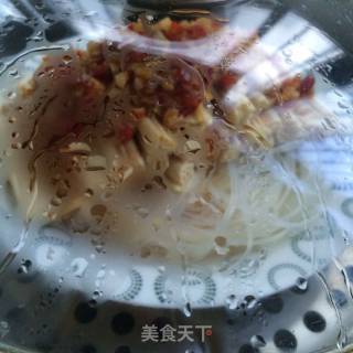 Steamed Yuba with Garlic Vermicelli recipe