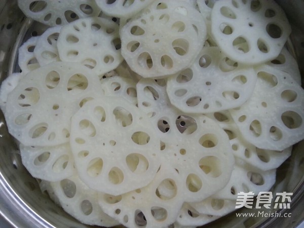 Sweet and Sour Lotus Root Slices recipe