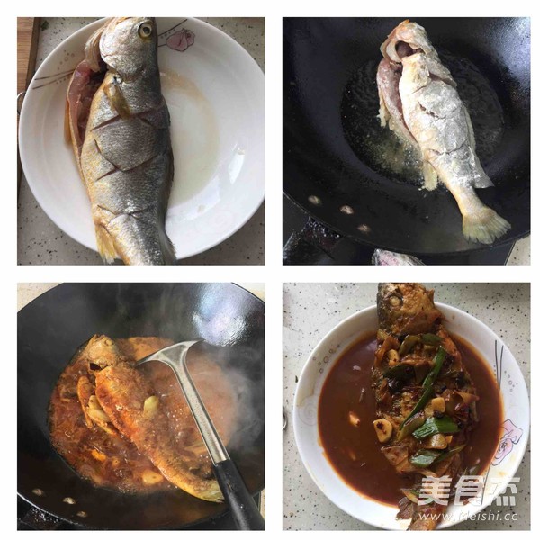 Braised Large Yellow Croaker recipe