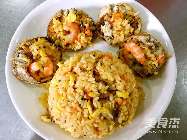 Hairy Crab Fried Rice recipe