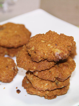 Walnut Oatmeal Cookies