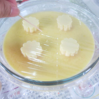 Steamed Egg with Tofu recipe