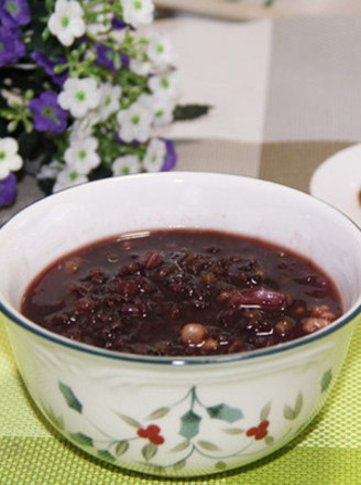 Purple Rice and Walnut Porridge recipe