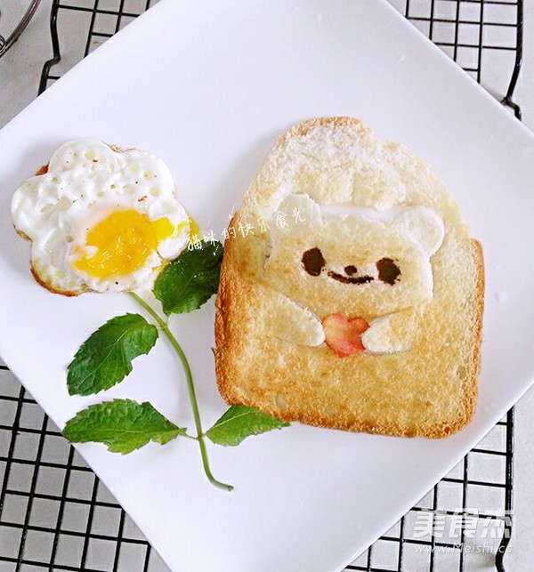 Cute Panda Toast recipe