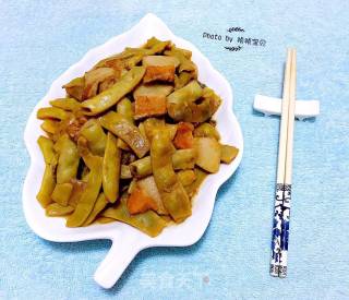 #秋滋阴润肺#fresh Meat Stewed Kidney Beans recipe