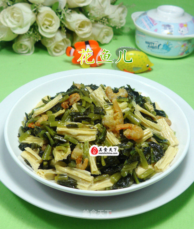 Stir-fried Yuba with Pickled Vegetables recipe