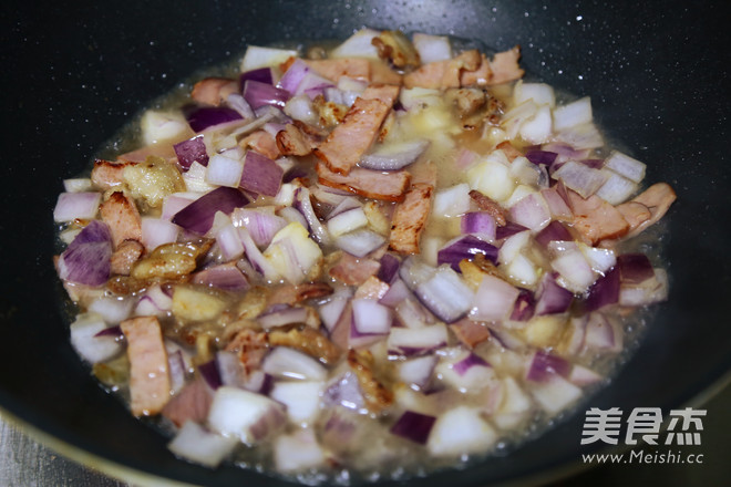 Curry Bacon Pasta recipe